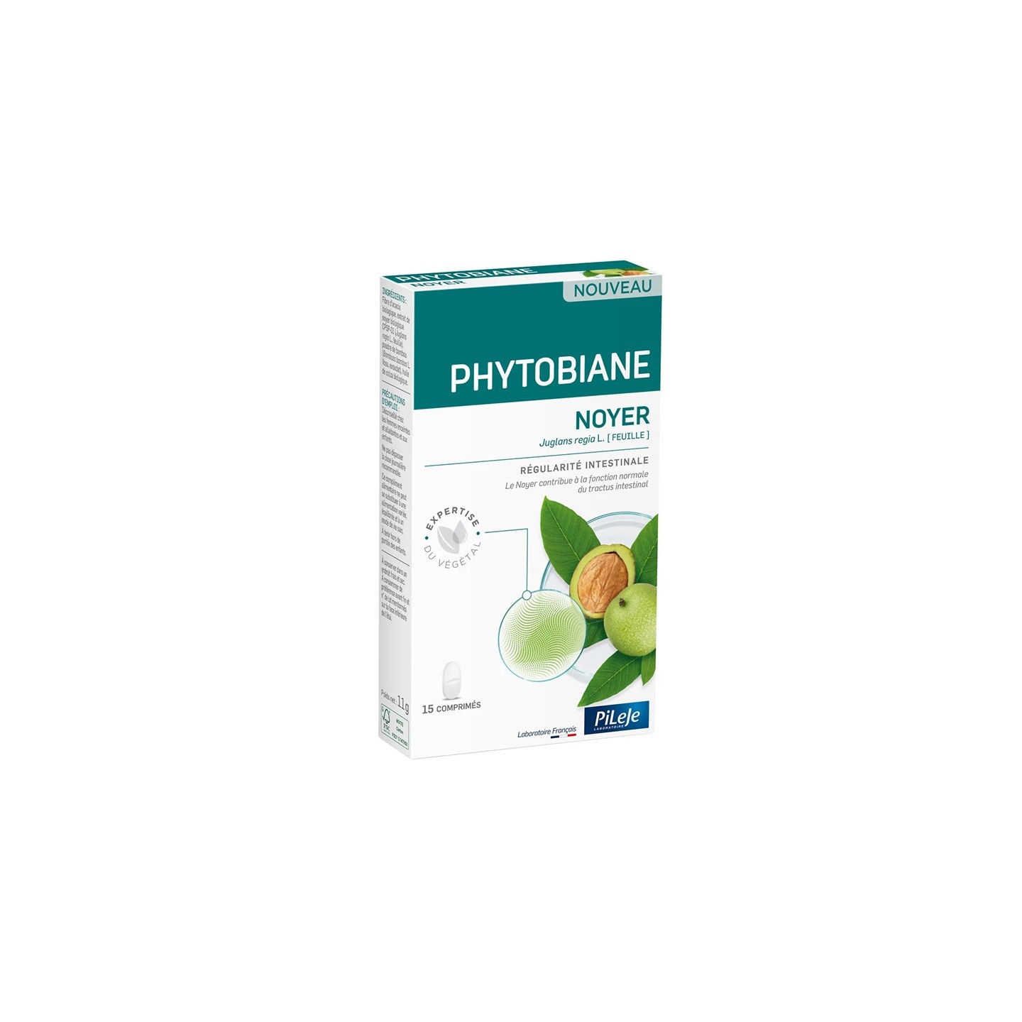 Pileje Phytobiane Noyer - 15 comprimés