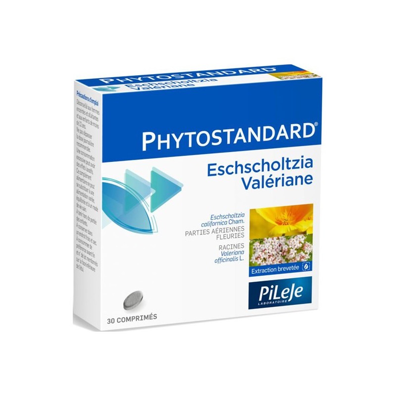 Pharmacie Bastille - Pileje Phytostandard Eschscholtzia et Valériane 30 comprimés