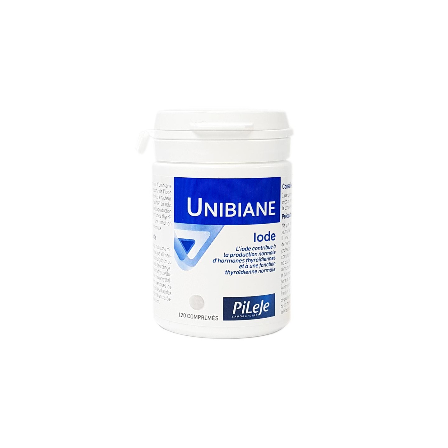 Pileje unibiane iode - 120 comprimés