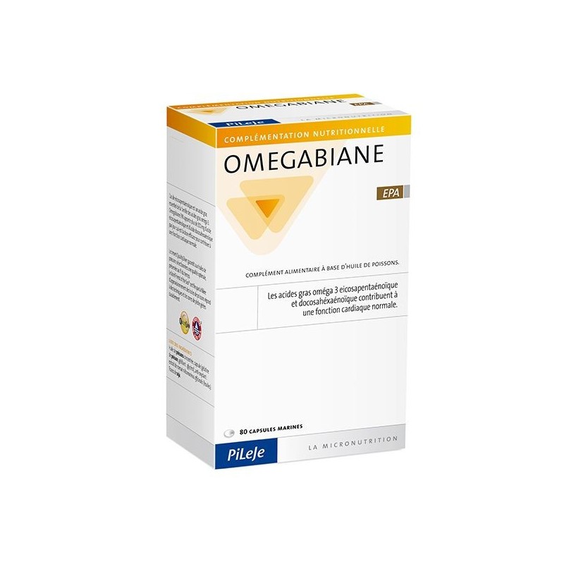 Pharmacie Bastille - Pileje Omegabiane EPA 80 capsules