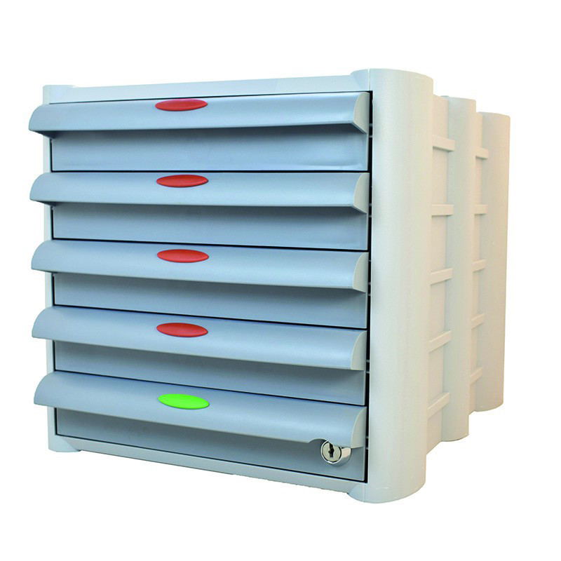 Pilulier 4S 5 petits tiroirs avec fermeture