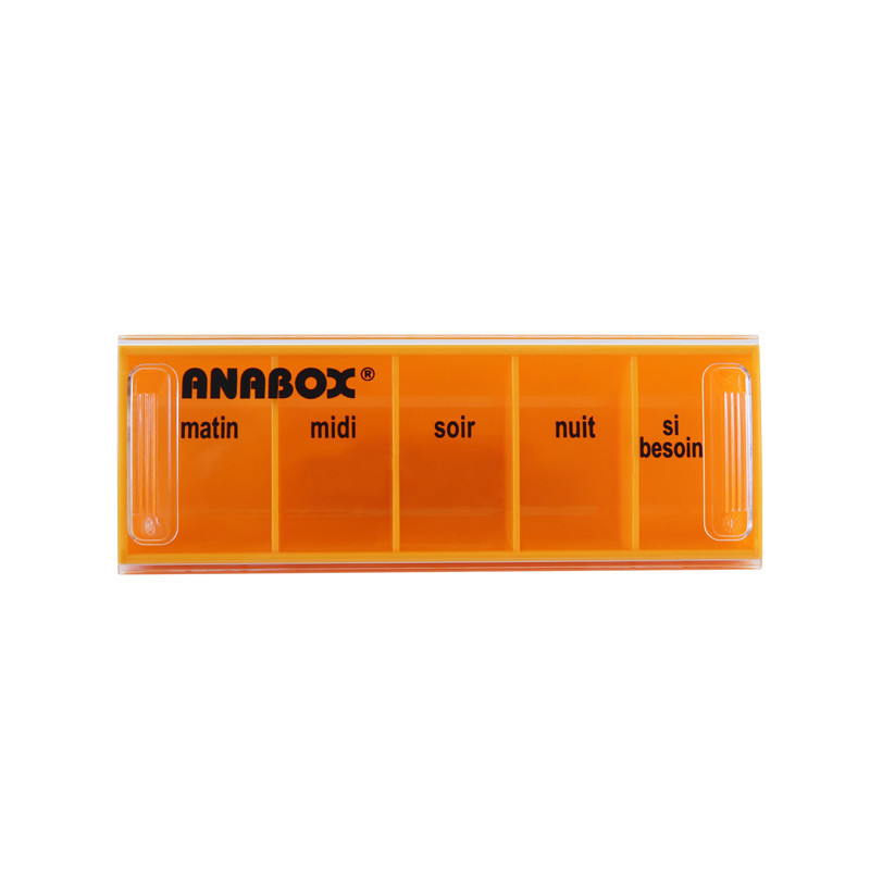 Pilulier journalier Anabox 5 prises par jour Moutarde