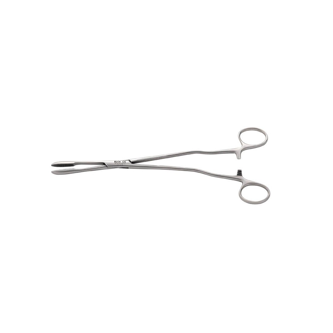Pince à pansement utérin de Cheron Coudée 24 cm