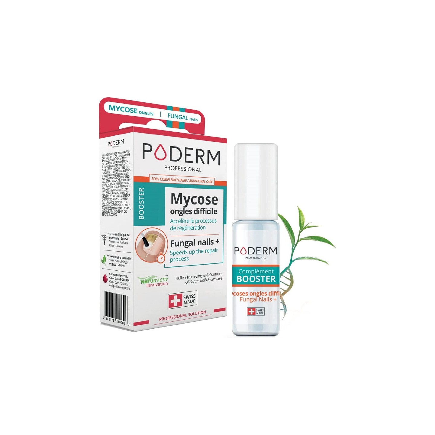Poderm Complément Booster mycose de l'ongle - 6ml