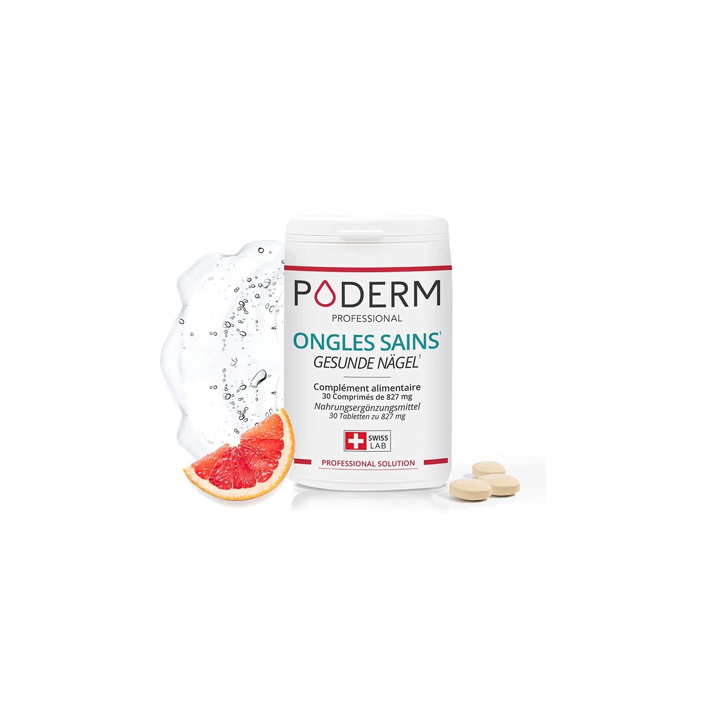 Poderm Ongles sains - 30 comprimés
