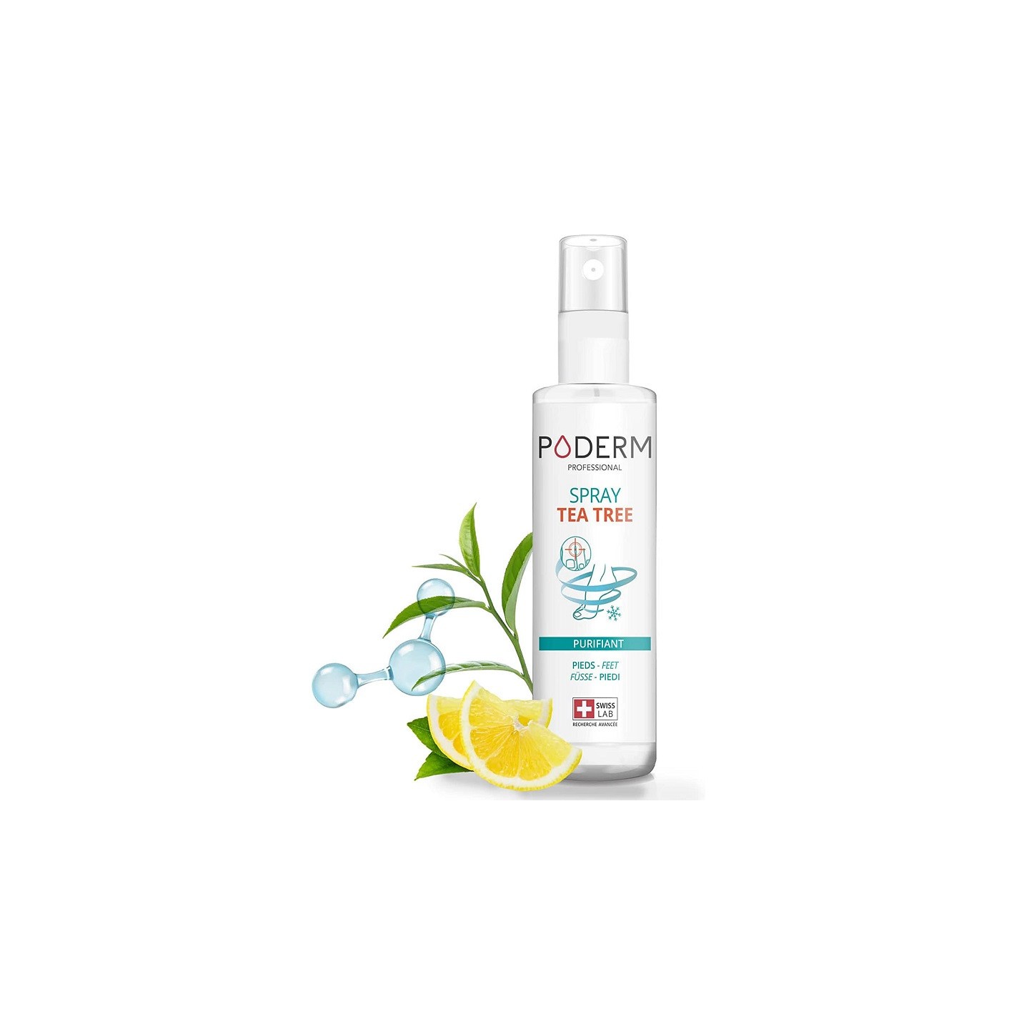 Poderm Spray pieds purifiant Tea Tree - 50ml