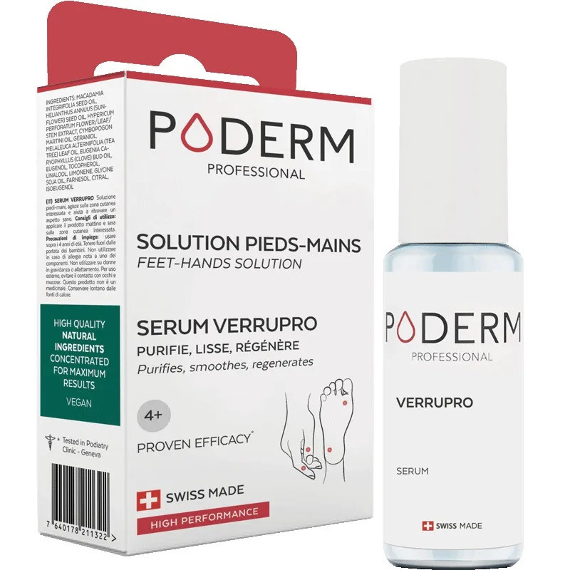 Poderm Verrupro Solution Pieds-Mains, 8ml