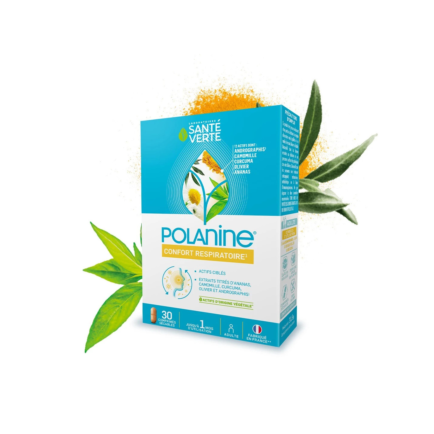 Polanine 30 Gélules Santé verte