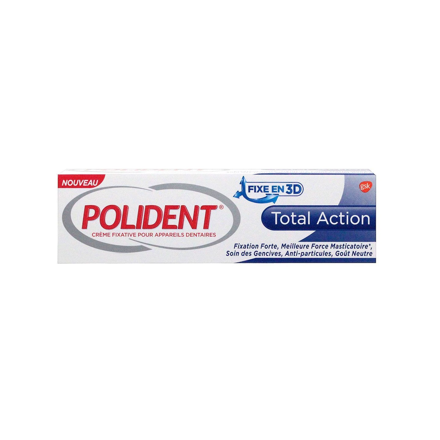 Polident Crème fixative Total Action - 40g
