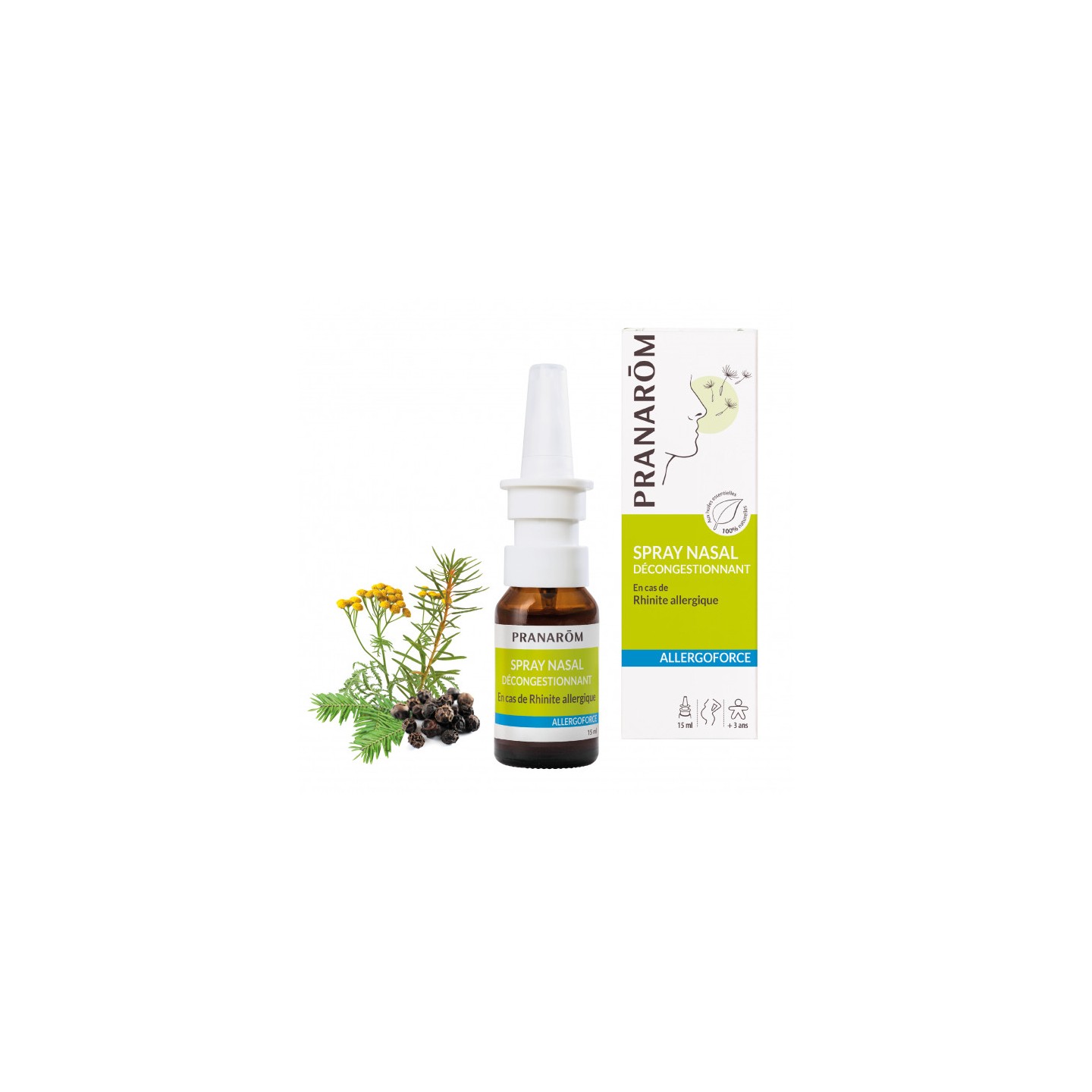 Pranarôm Allergoforce Spray nasal décongestionnant - 15ml