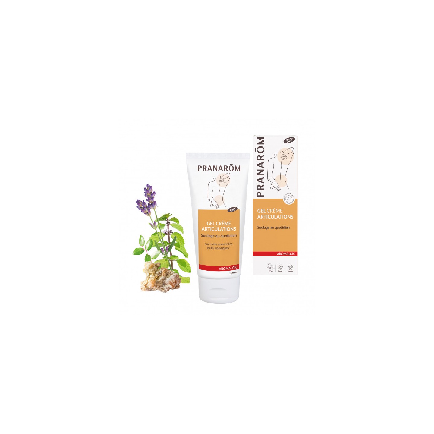 Pranarôm Aromalgic Gel crème articulations Bio - 100ml
