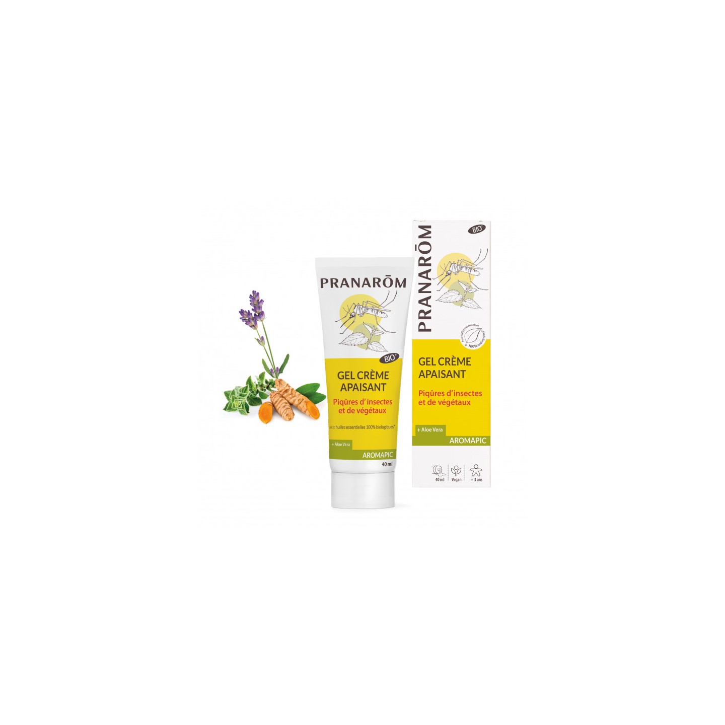 Pranarôm Aromapic Gel crème apaisant Bio - 40ml