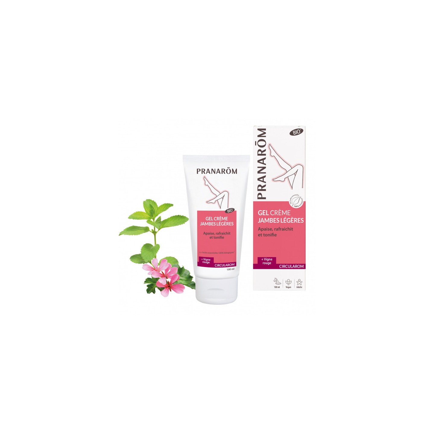 Pranarôm Circularom Gel crème jambes légères - 100ml