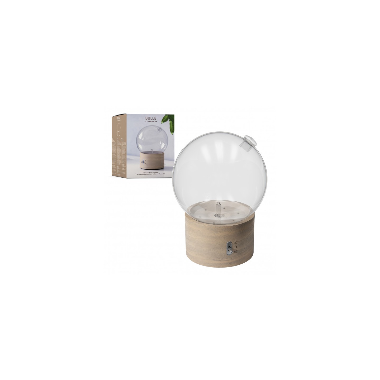 Pranarôm Diffuseur à sec d’huiles essentielles Bulle