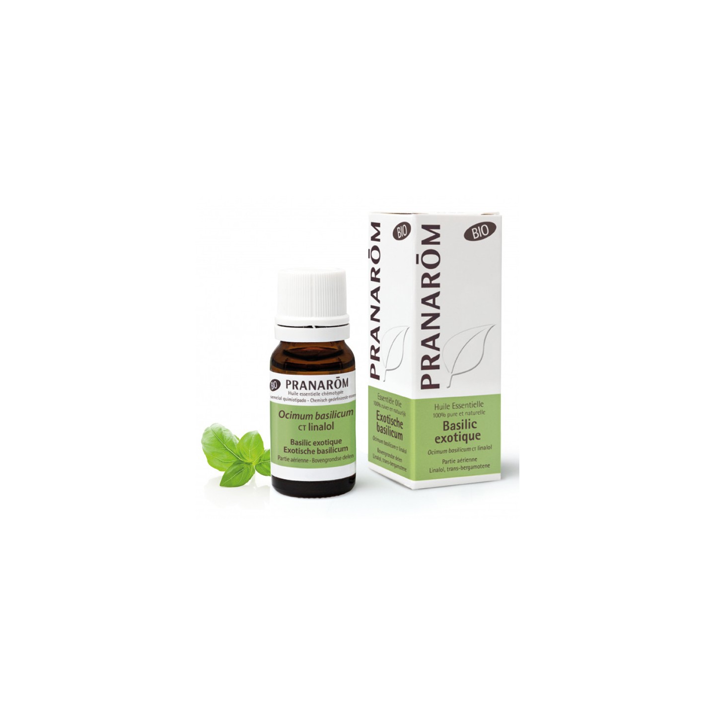Pranarôm Huile essentielle Basilic exotique Bio - 10ml