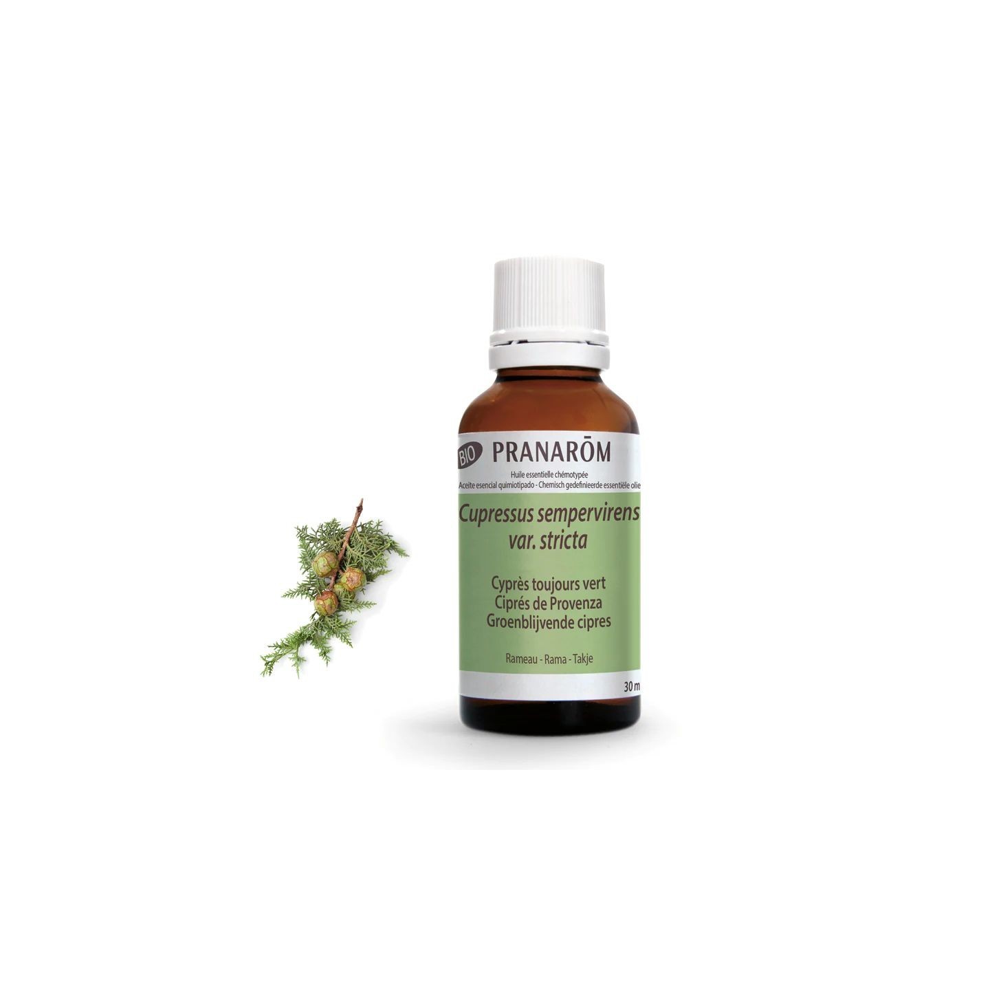 Pranarôm Huile essentielle Cyprès de Provence Bio - 30ml