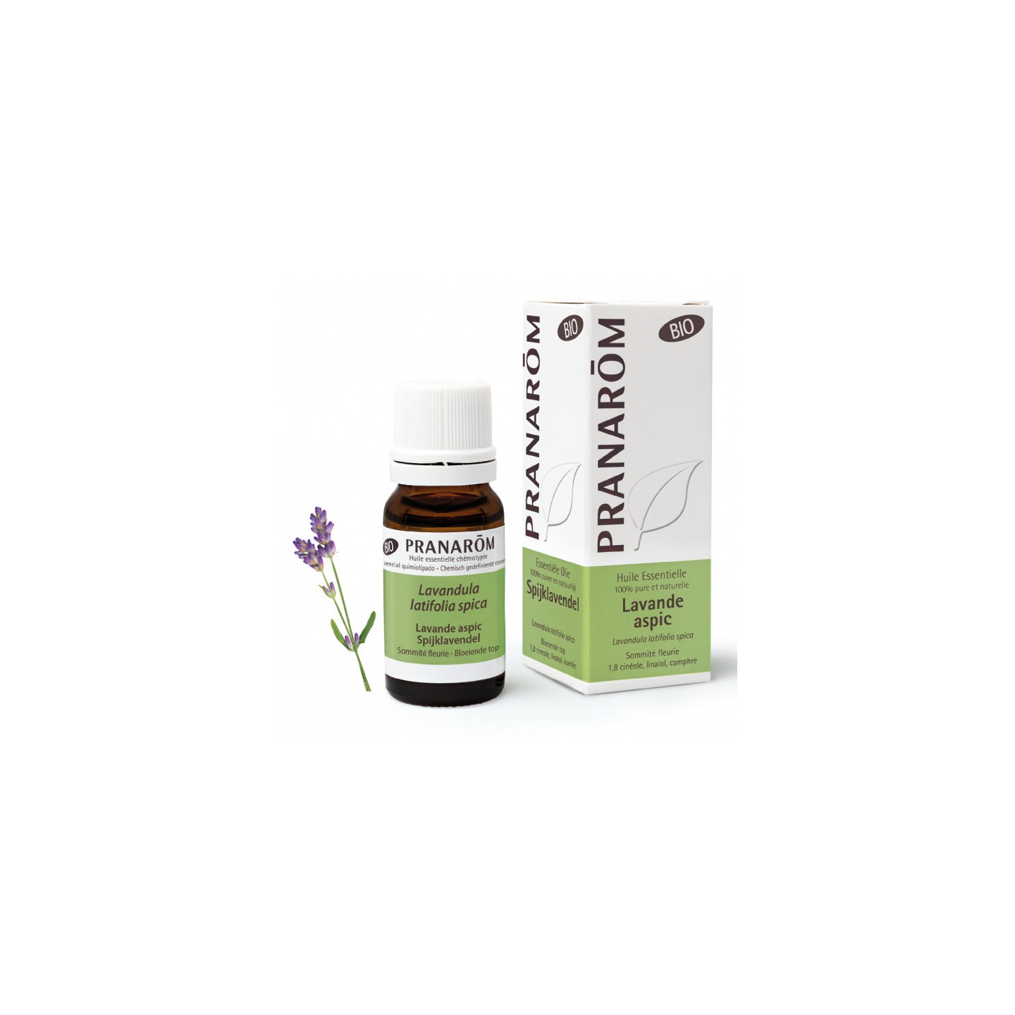 Pranarôm Huile essentielle Lavande aspic Bio - 10ml