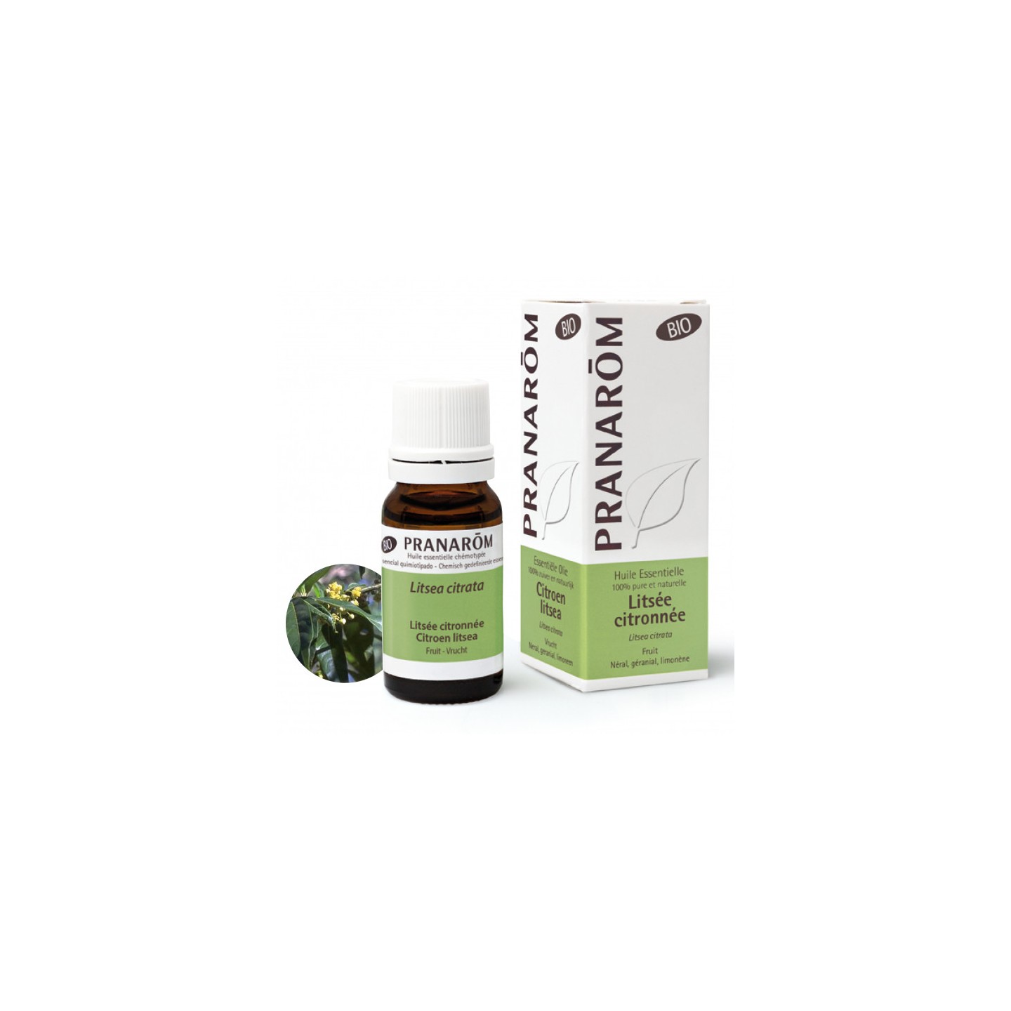 Pranarôm Huile essentielle Litsée citronnée Bio - 10ml