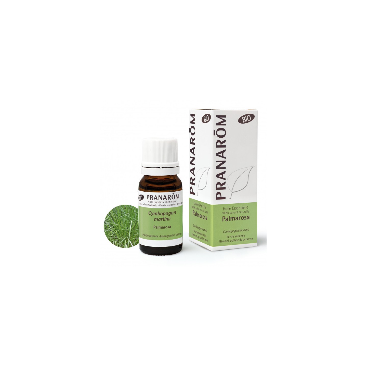 Pranarôm Huile essentielle Palmarosa Bio - 10ml