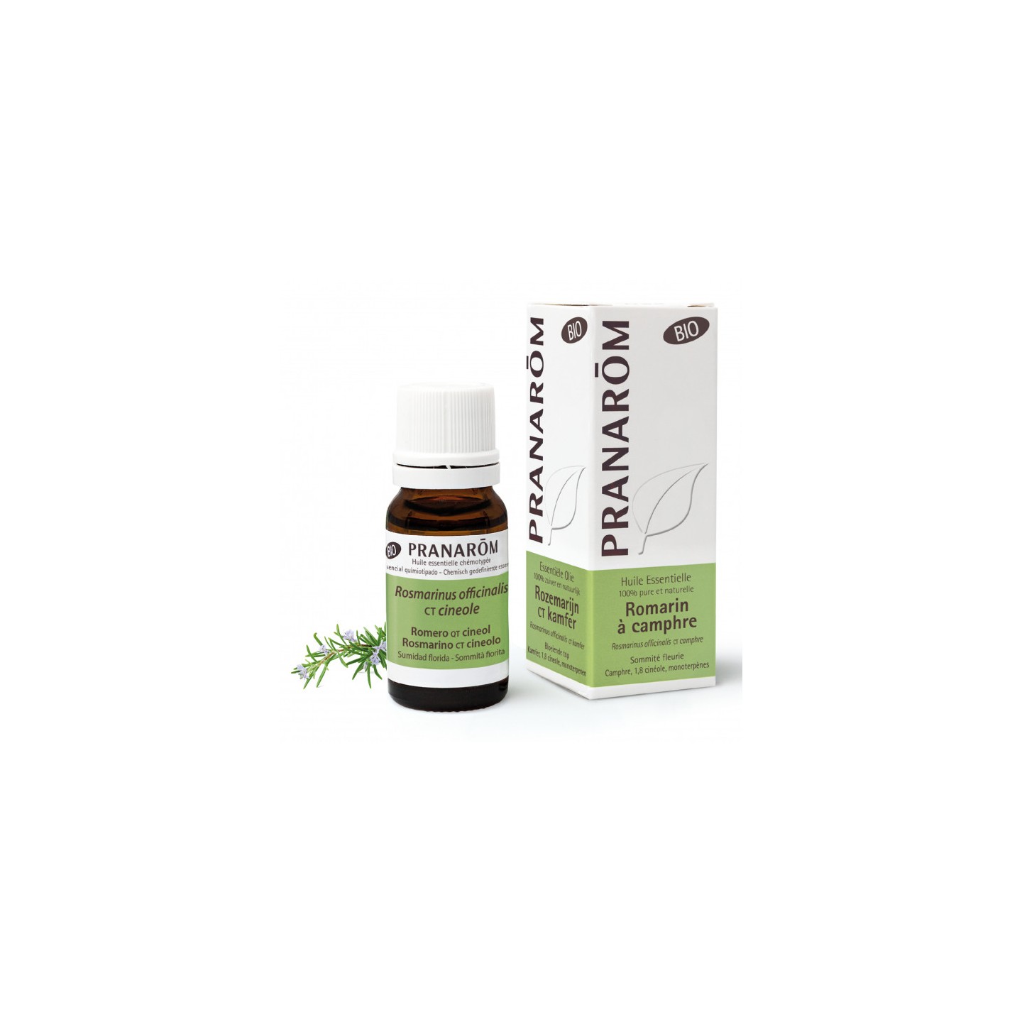 Pranarôm Huile essentielle Romarin à camphre Bio - 10ml