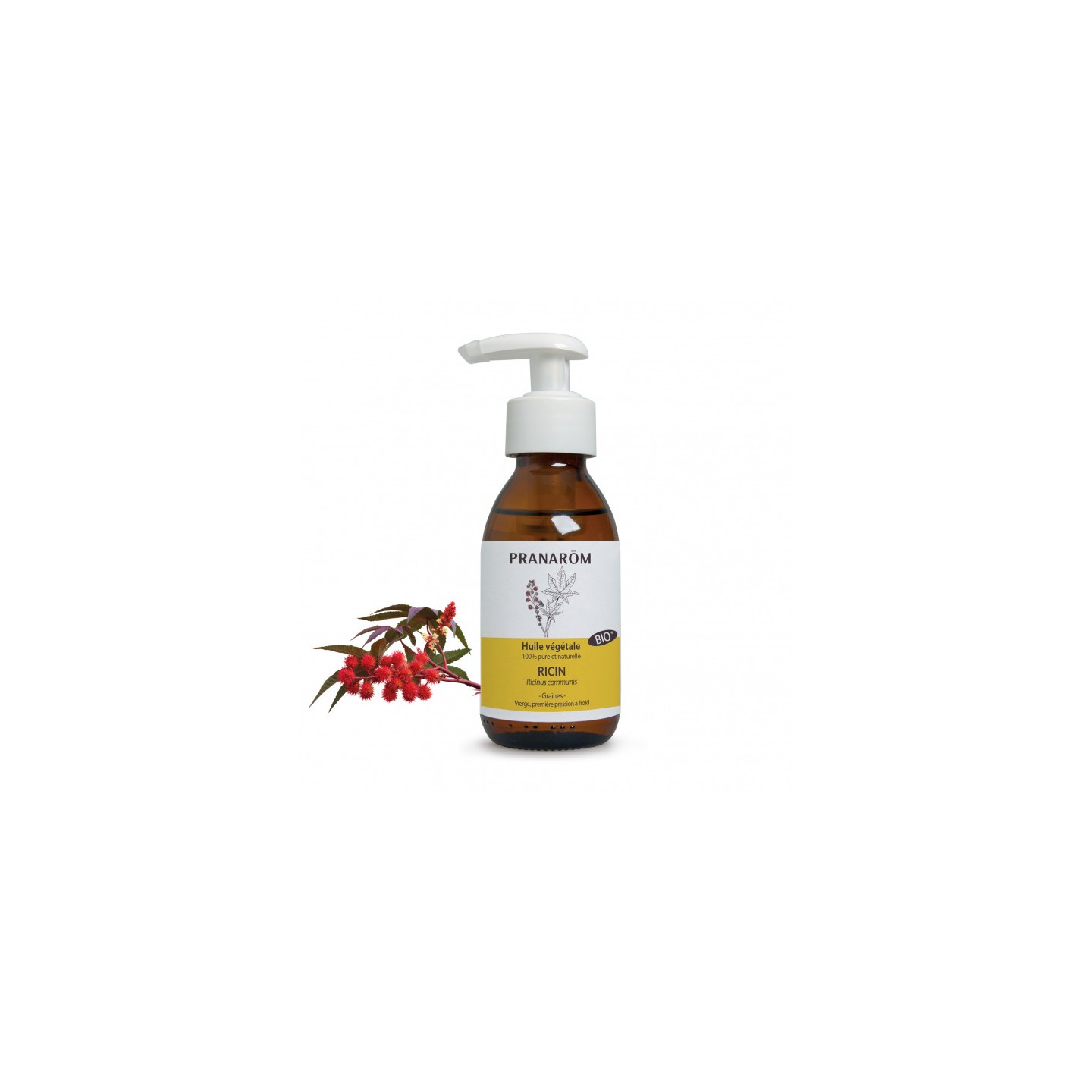 Pranarôm Huile végétale Ricin Bio - 100ml