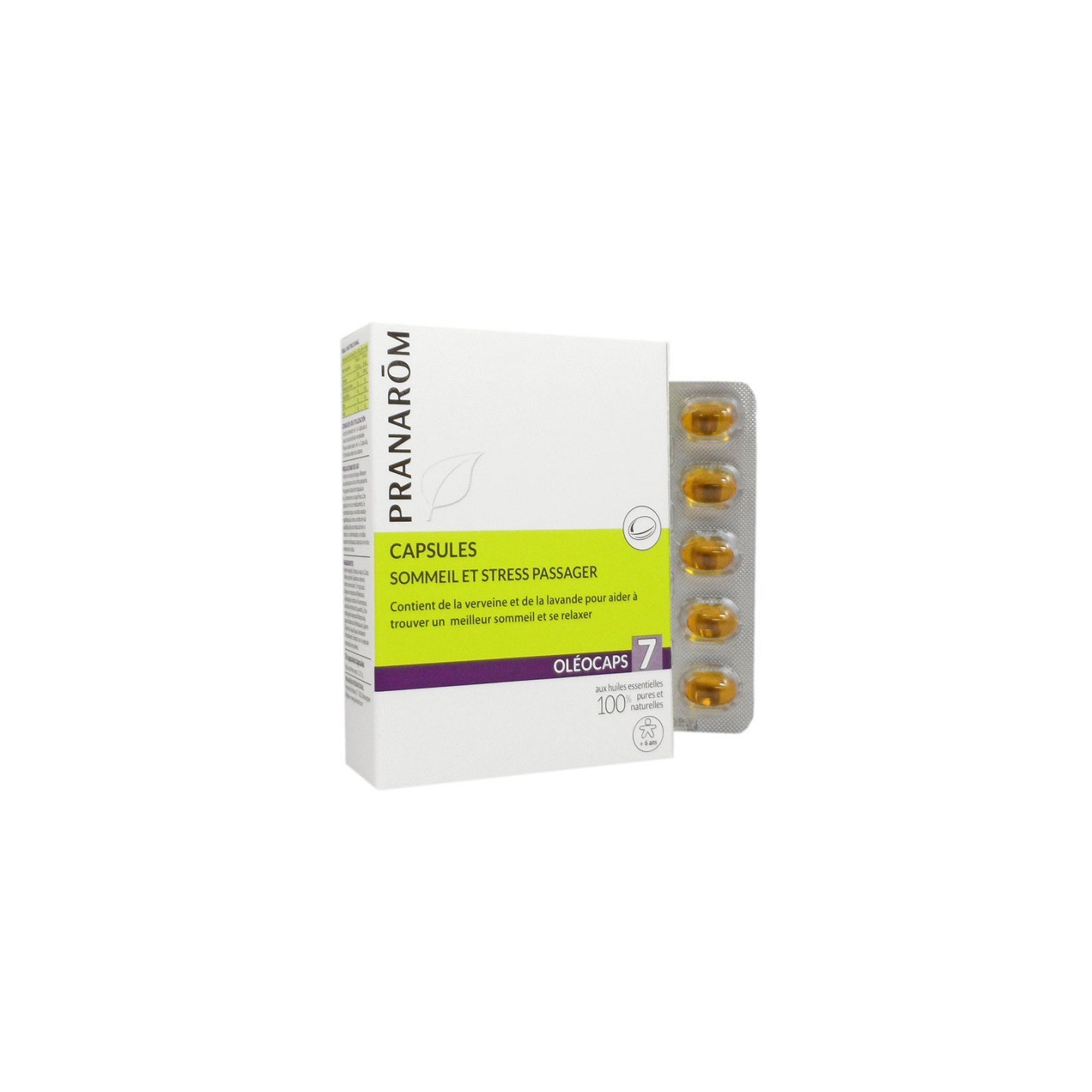 Pranarom Oléocaps 7 - Sommeil et stress passager - 30 capsules
