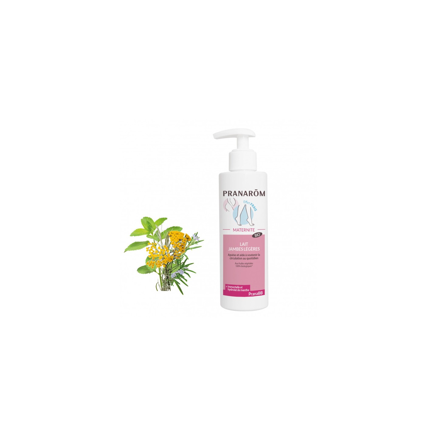 Pranarôm PranaBB Lait jambes légères Bio - 200ml
