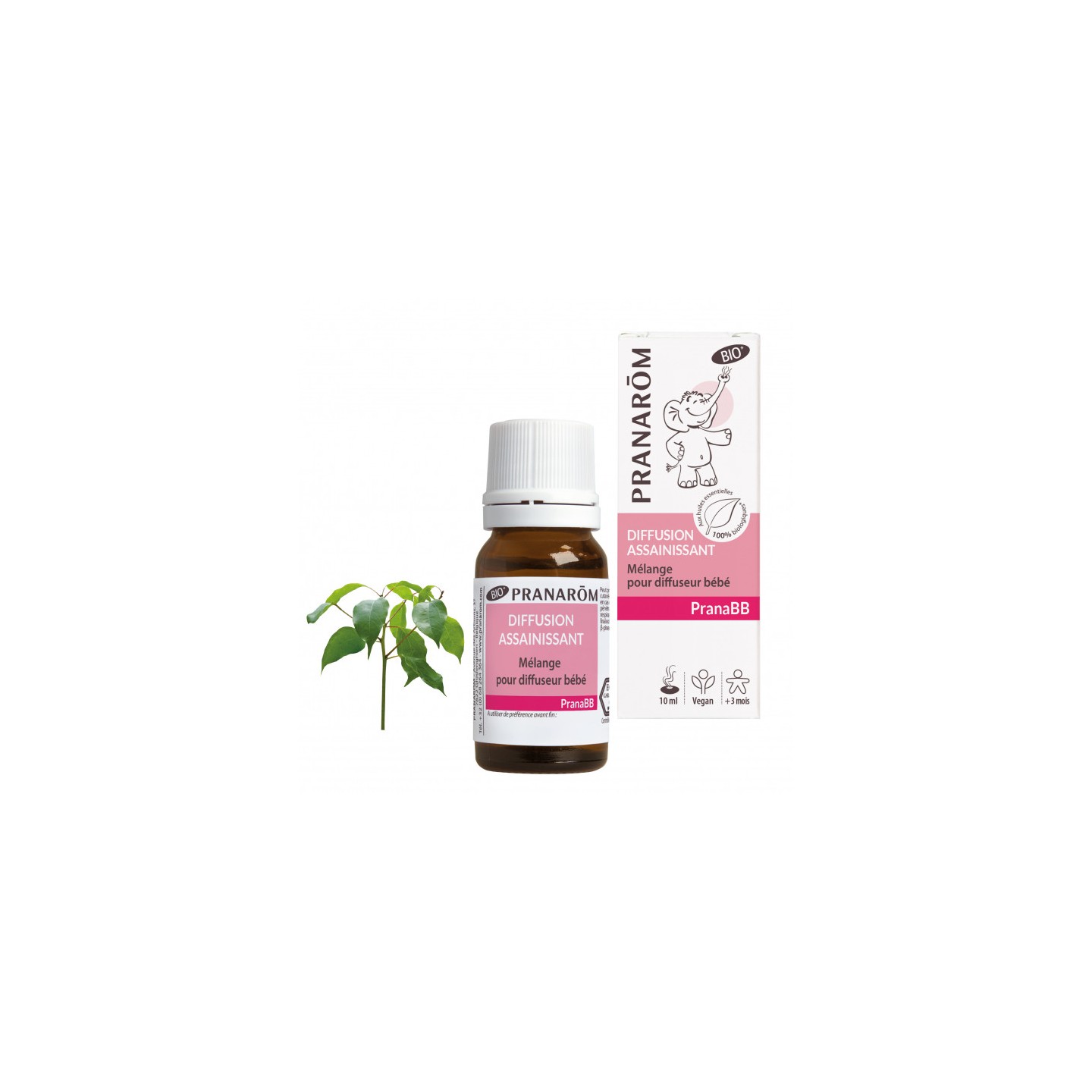 Pranarôm PranaBB Mélange assainissant pour diffusion Bio - 10ml