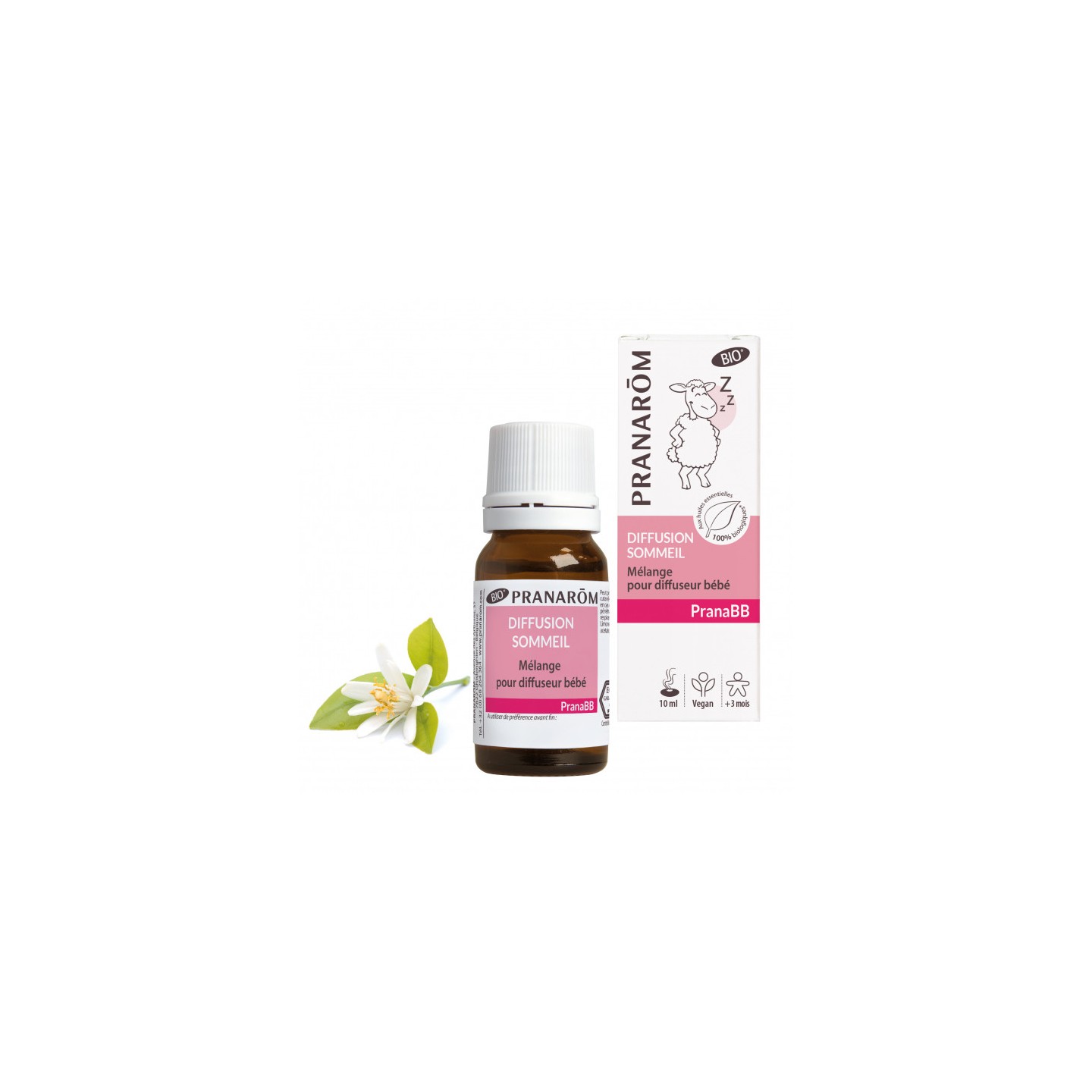 Pranarôm PranaBB Mélange sommeil pour diffusion Bio - 10ml