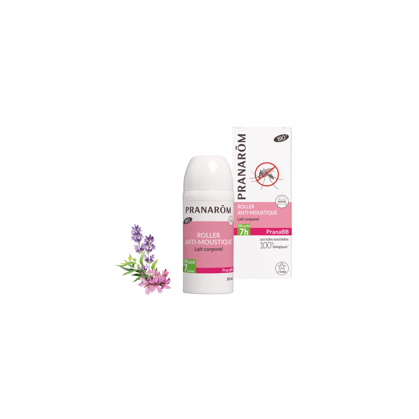 Pranarôm PranaBB Roller anti-moustique lait corporel - 30ml
