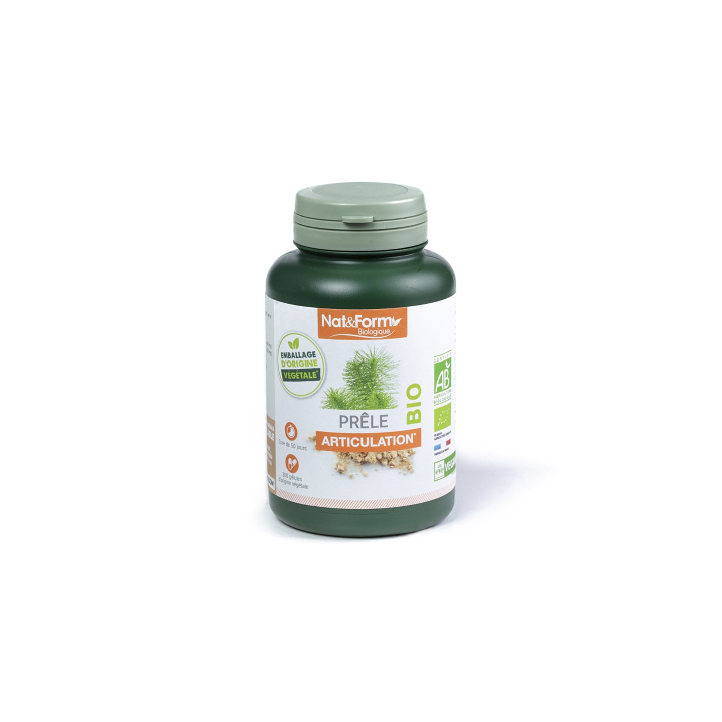 Prêle BIO 200 gélules Nat&form