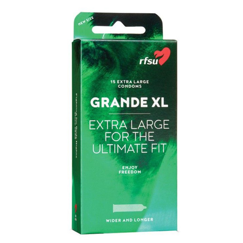 Préservatifs lisses en latex Grande XL