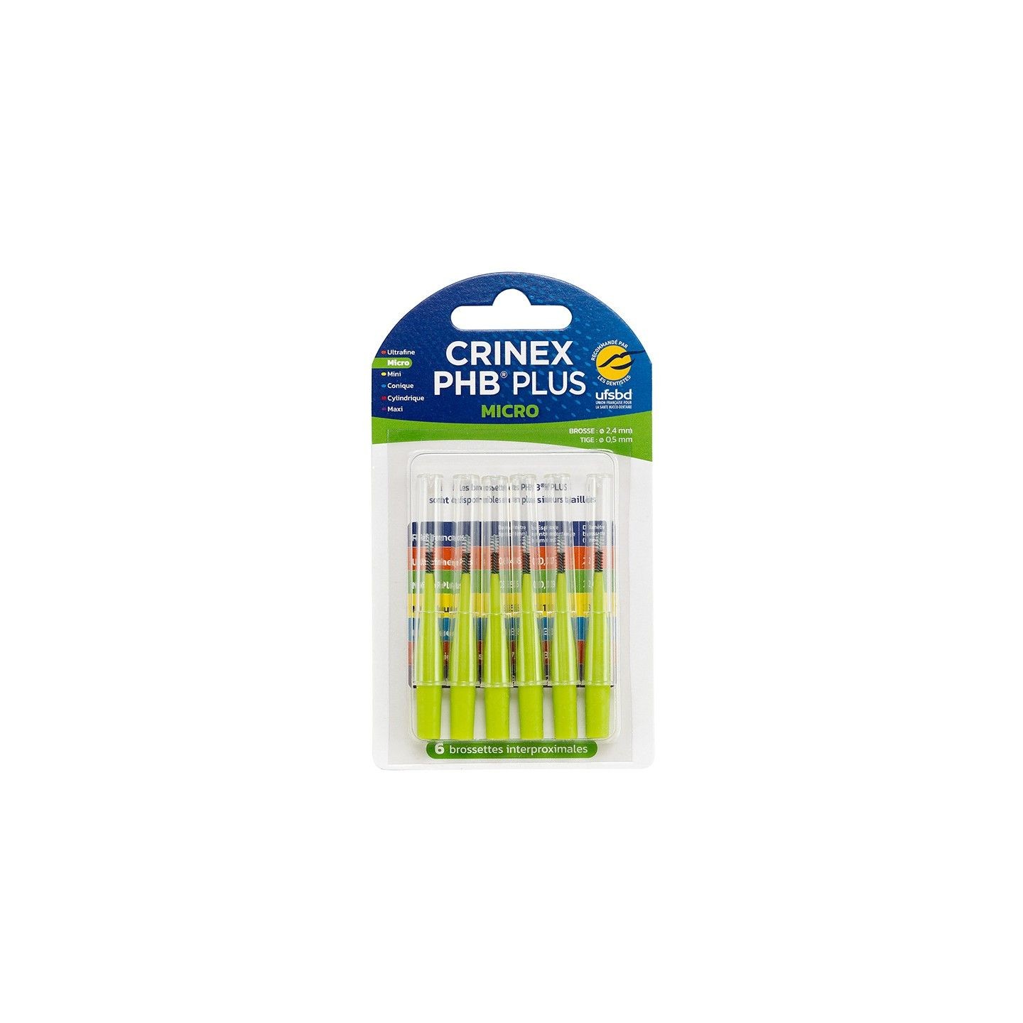 Brossettes Interdentaires Crinex PHB Micro Plus 0.9