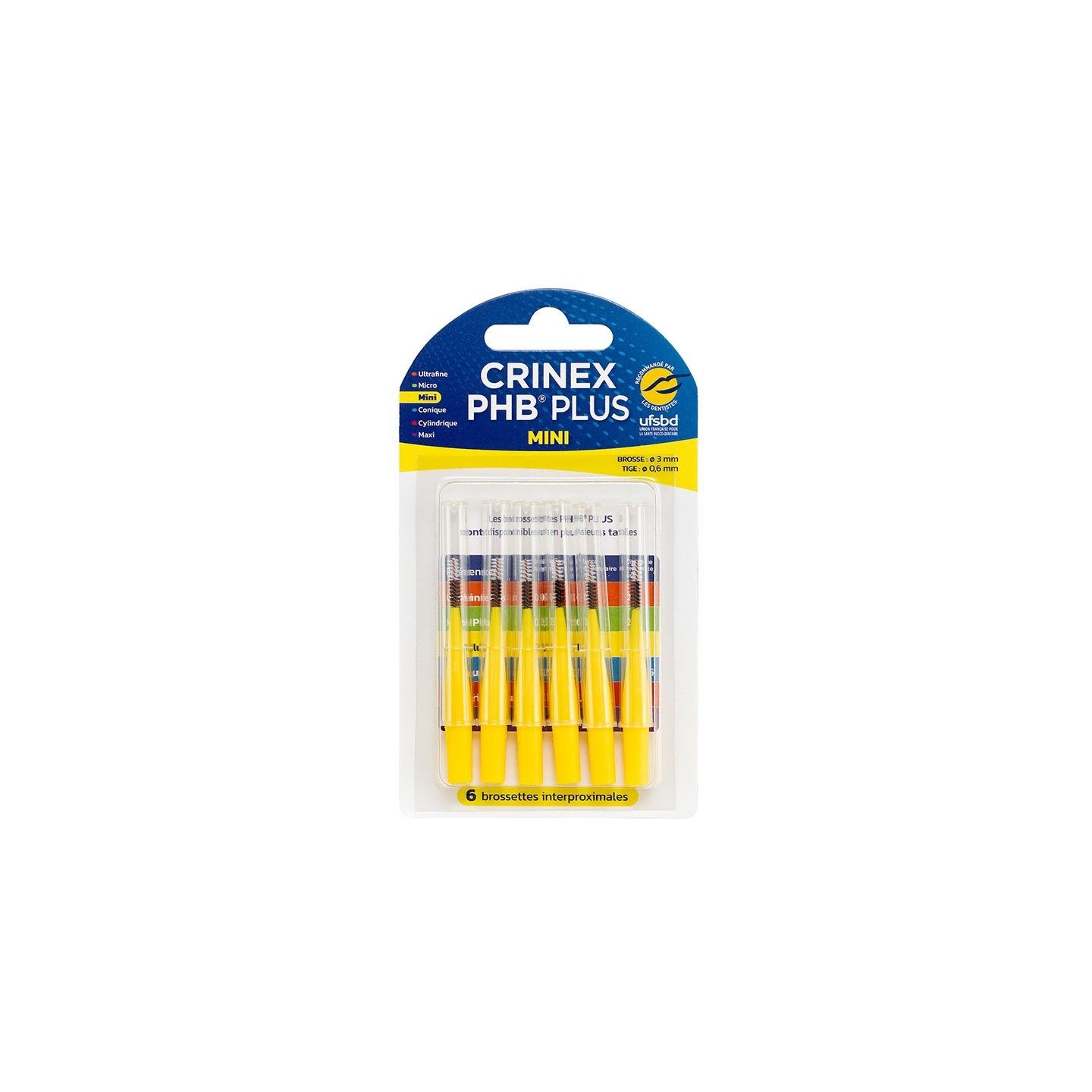 Brossettes Interdentaires Crinex PHB Mini Plus 1.1