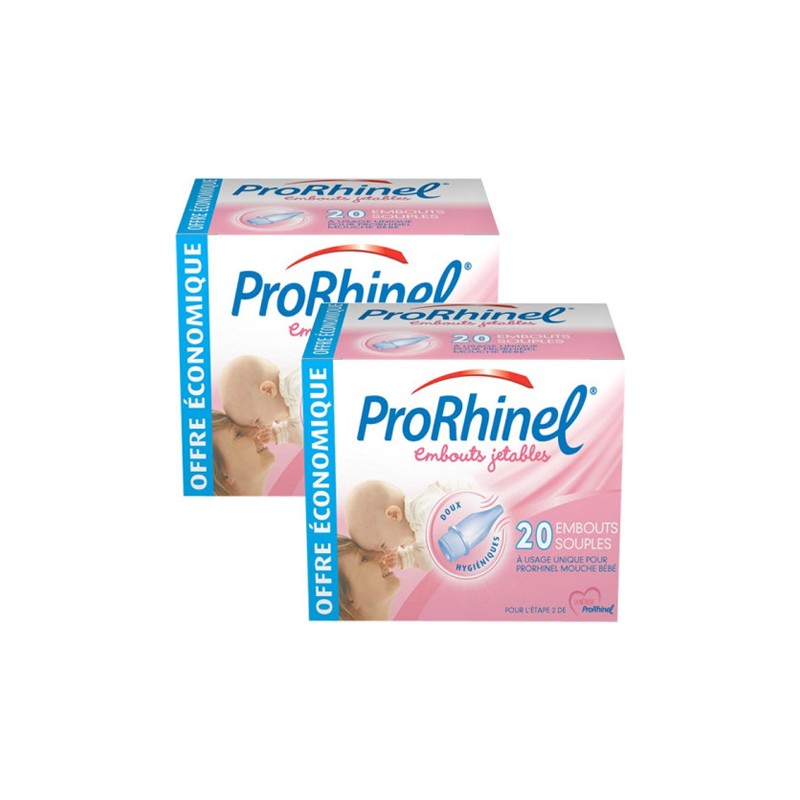Pharmacie Bastille - ProRhinel embouts souples jetables 2x 20