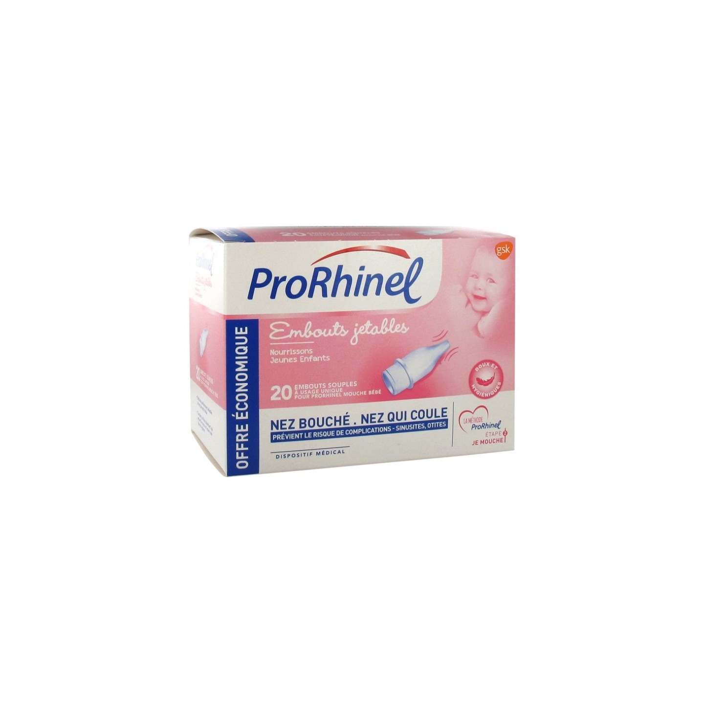 Prorhinel Embouts mouche Bébé Boite de 20