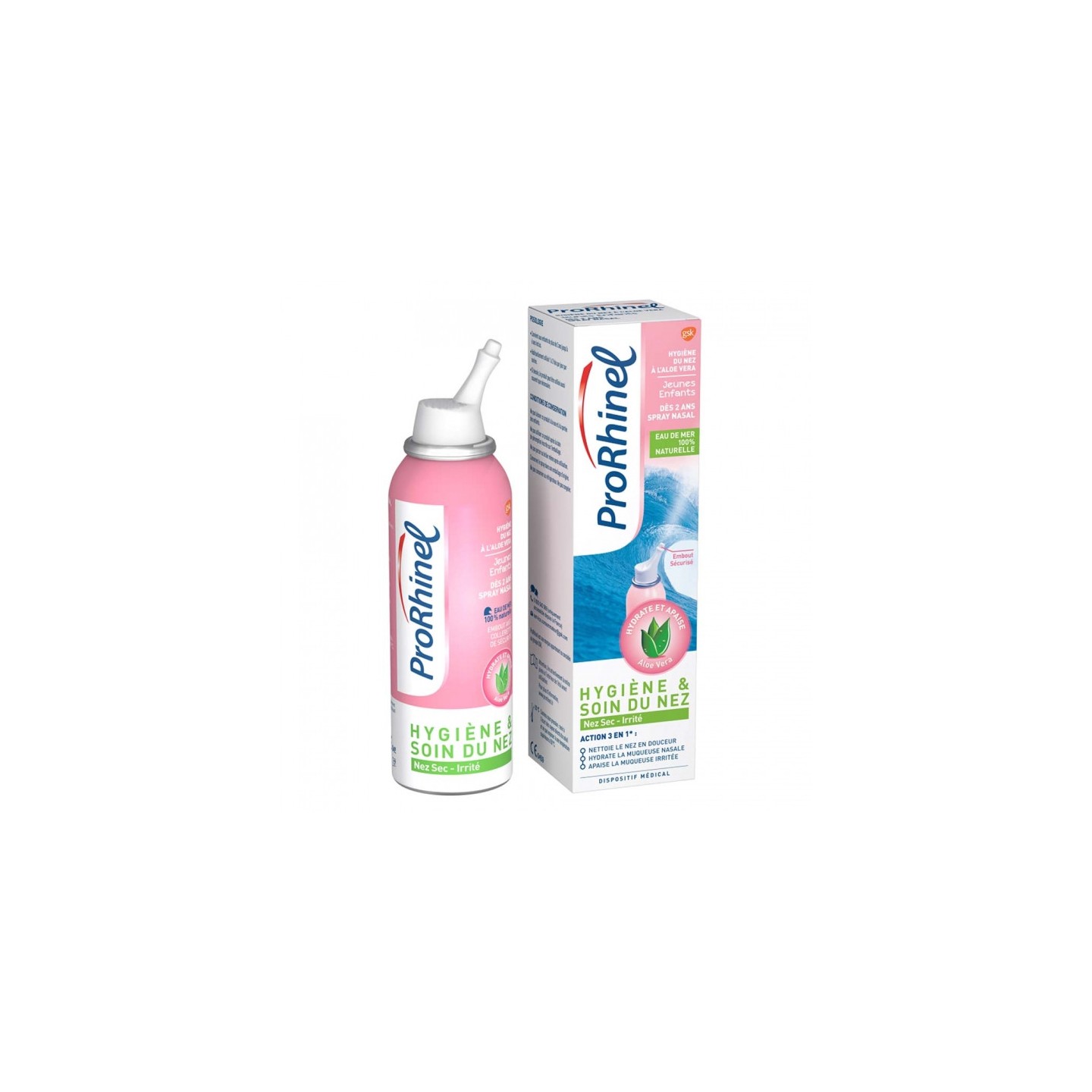ProRhinel Hygiène du nez Aloe Vera jeunes enfants - 100ml