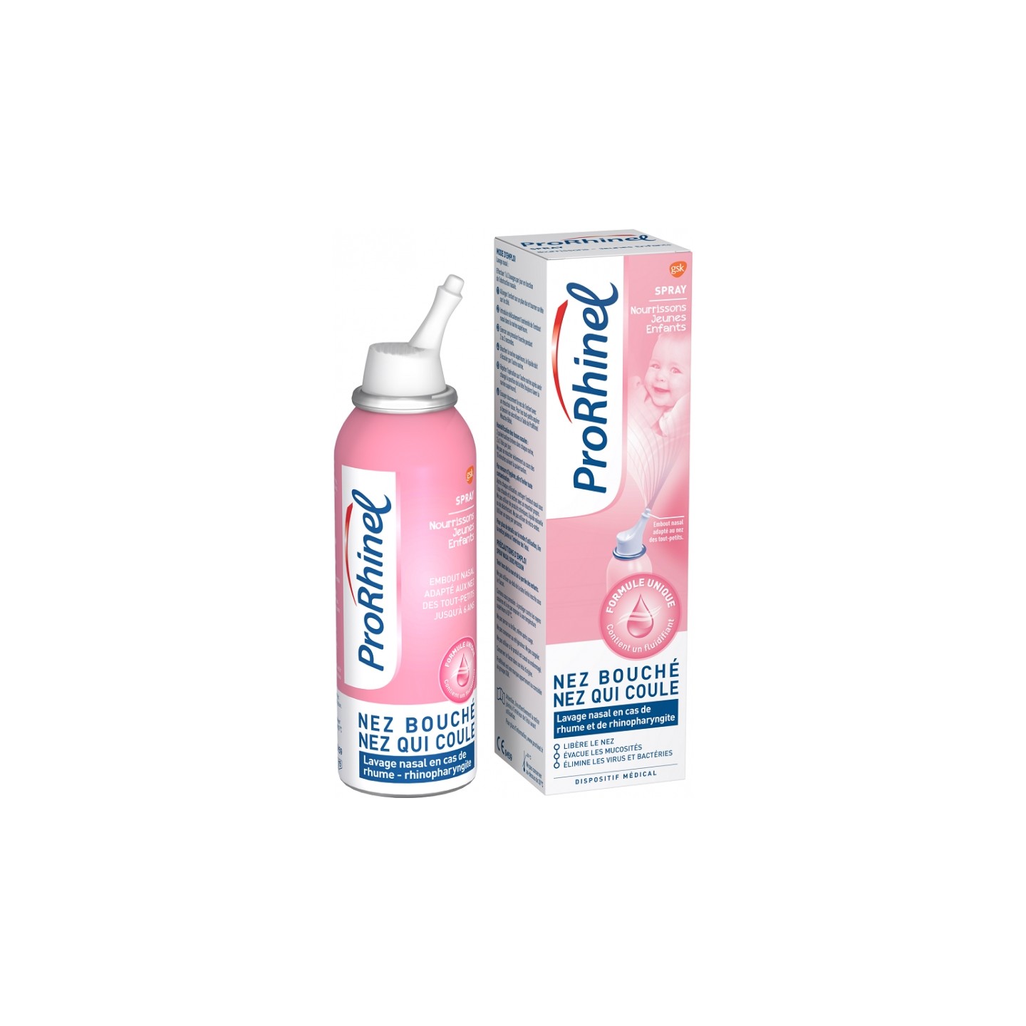 Prorhinel Spray Nourrissons/Jeunes Enfants flacon de 100ml