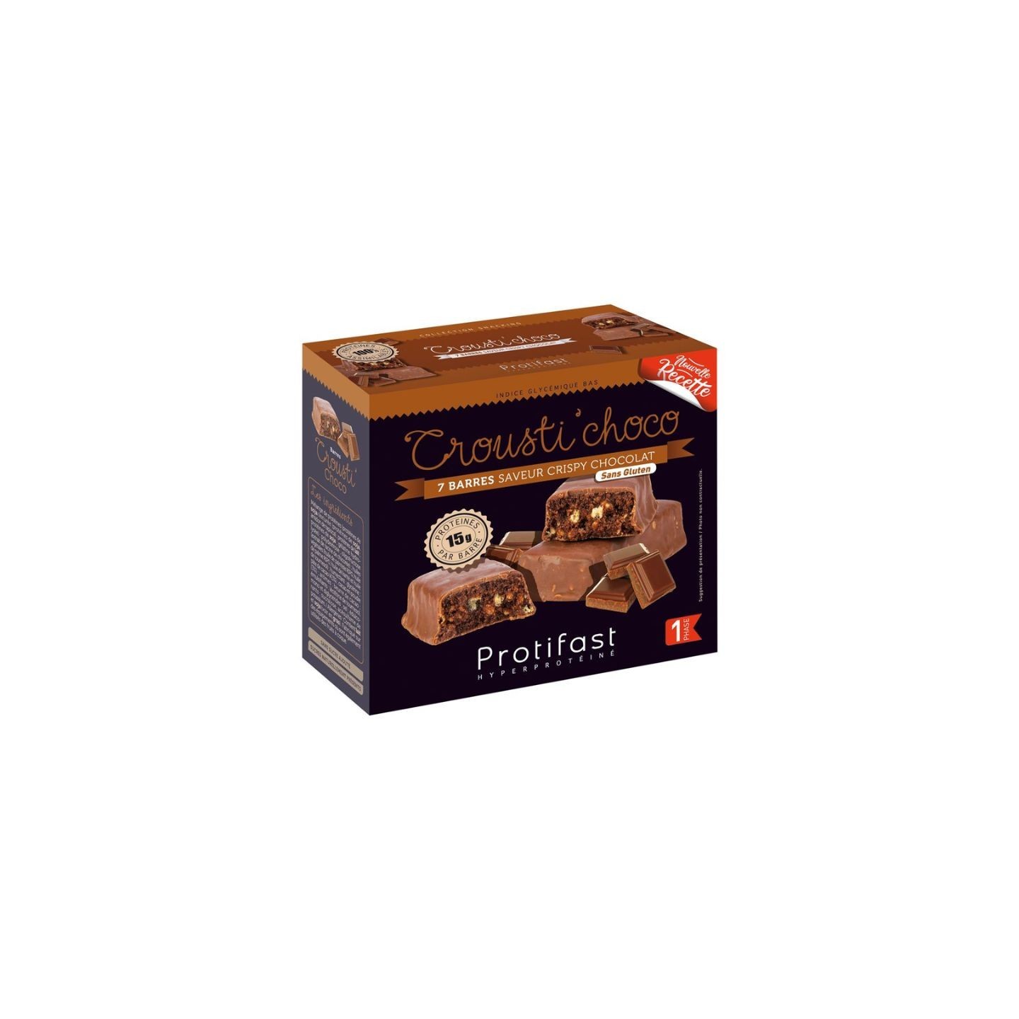 Protifast Barres Crousti'Chocolat - 7 barres