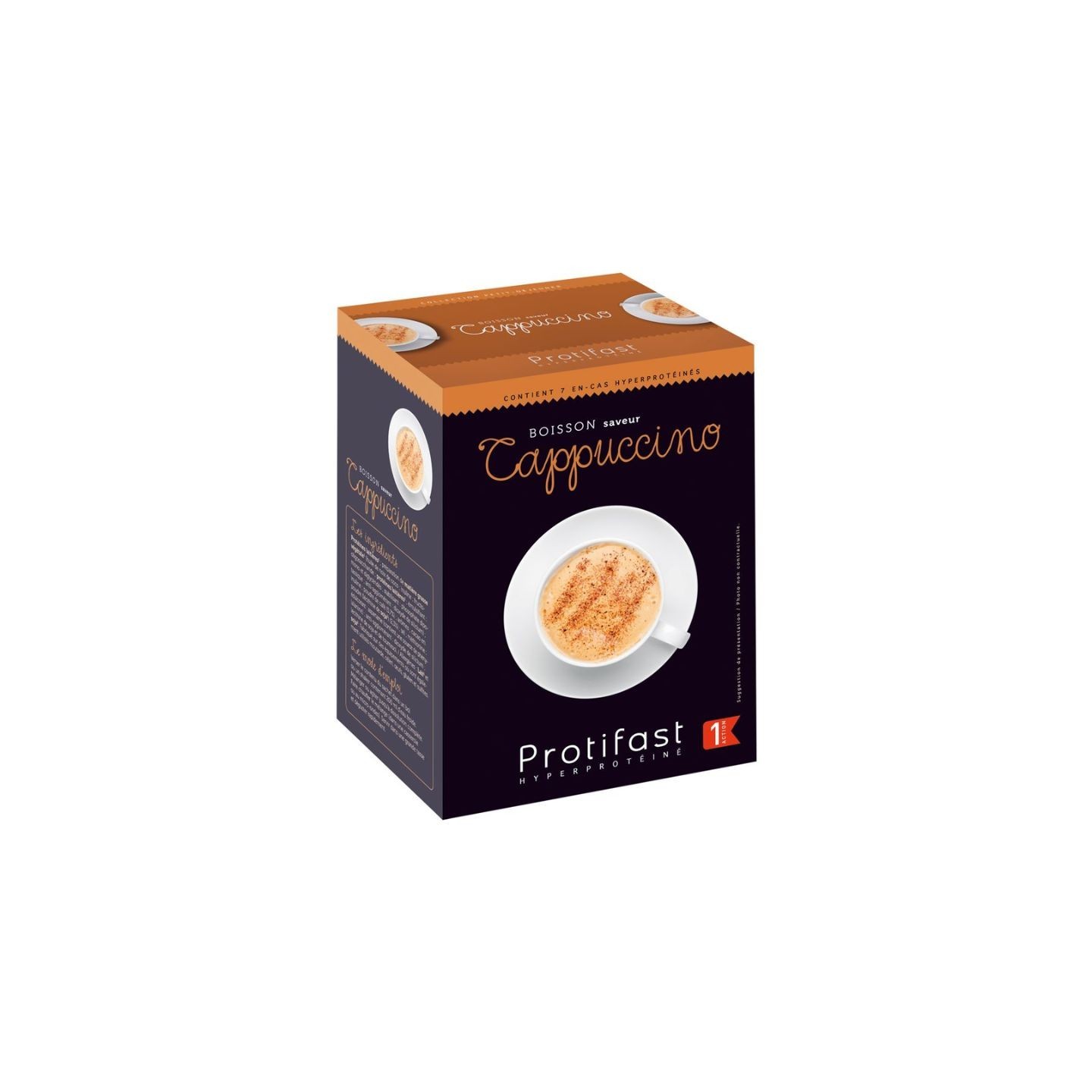 Protifast Boisson hyperprotéinée Cappuccino - 7 sachets de 26 g
