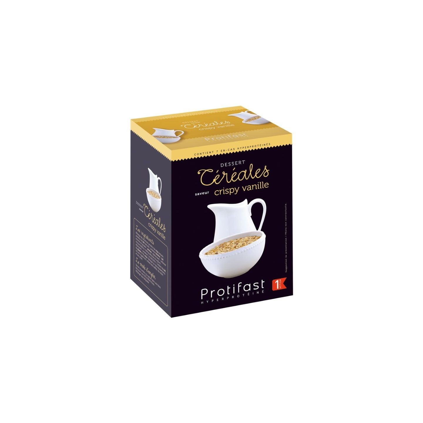 Protifast Céréales crispy vanille - 7 sachets x 27,5 g