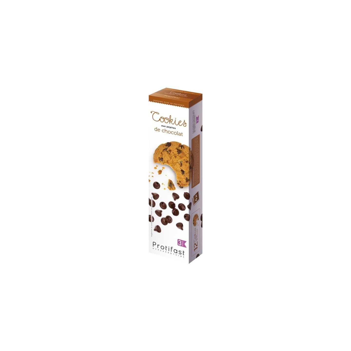 Protifast Cookies protéinés aux pépites de chocolat - 12 cookies