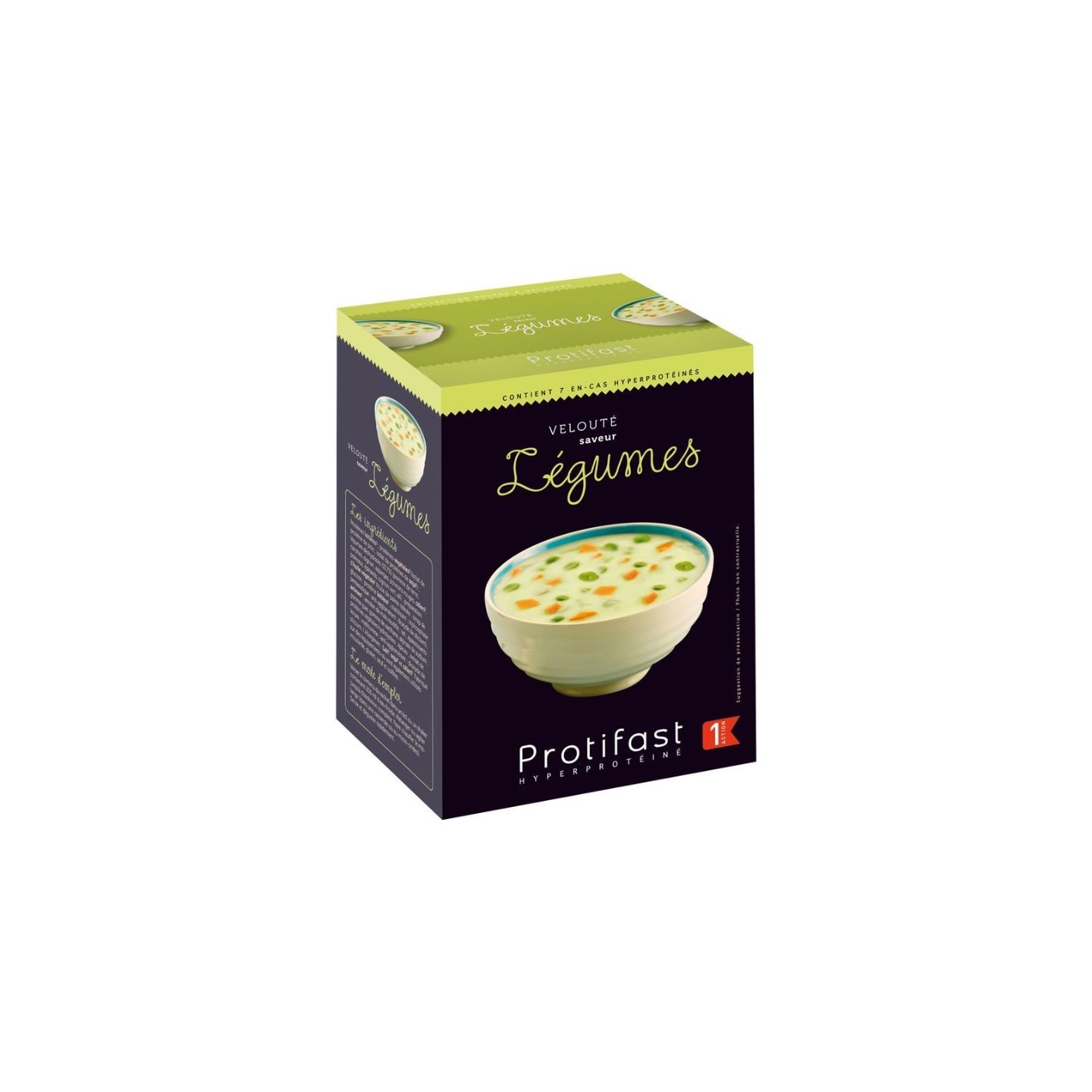 Protifast Velouté hyperprotéiné aux légumes - 7 sachets de 24 g
