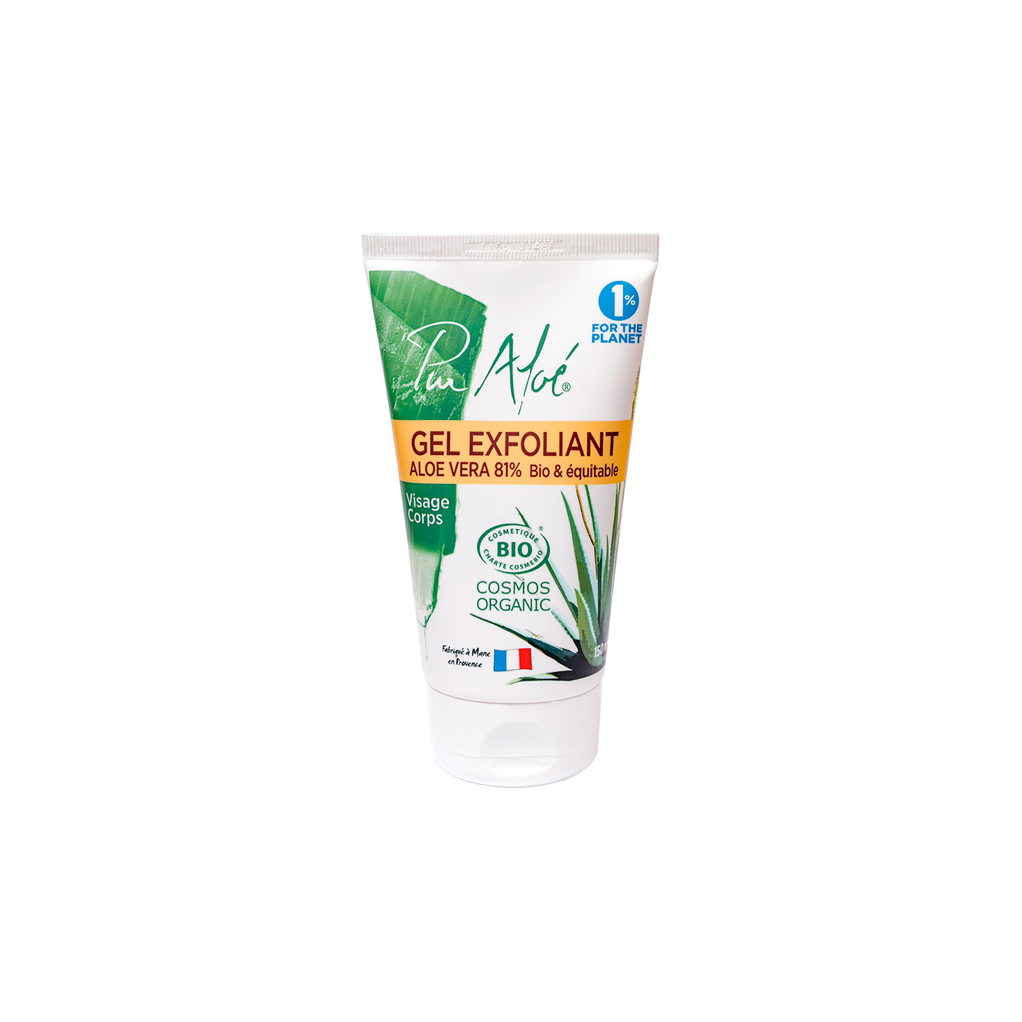 Pur Aloé Gel exfoliant visage aloé vera 81% - 150ml