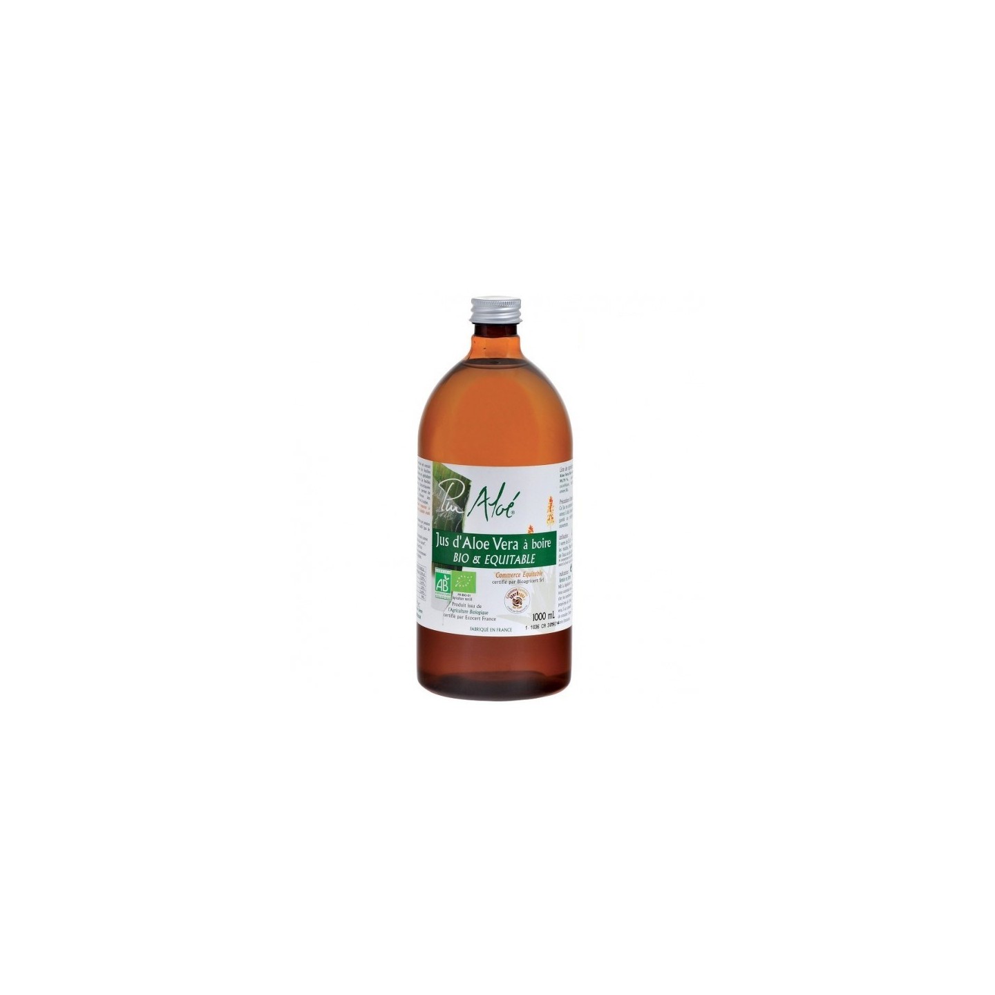PurAloé Jus d'aloe Vera Bio 1L