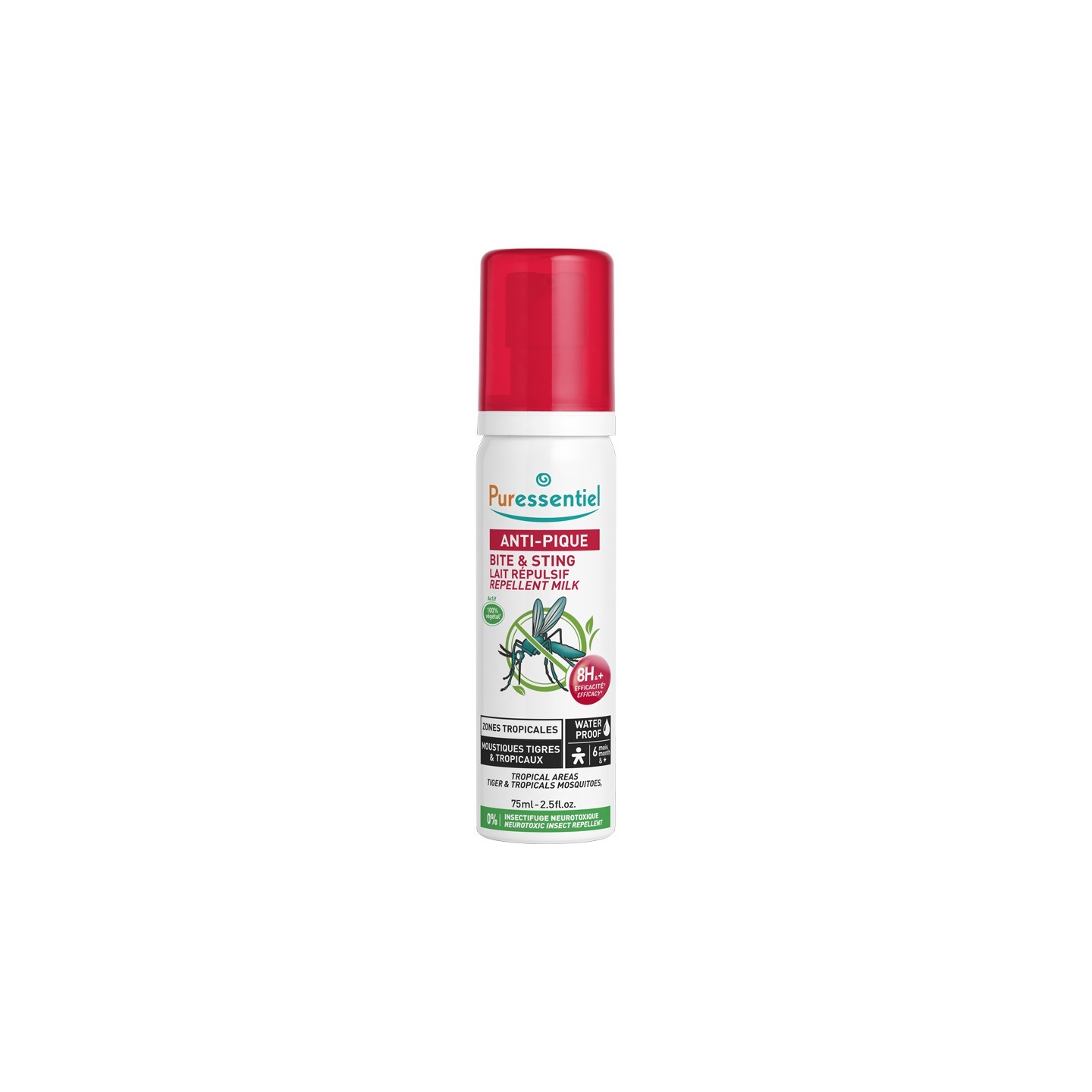 Puressentiel Anti-Pique Lait répulsif zones tropicales - 75ml