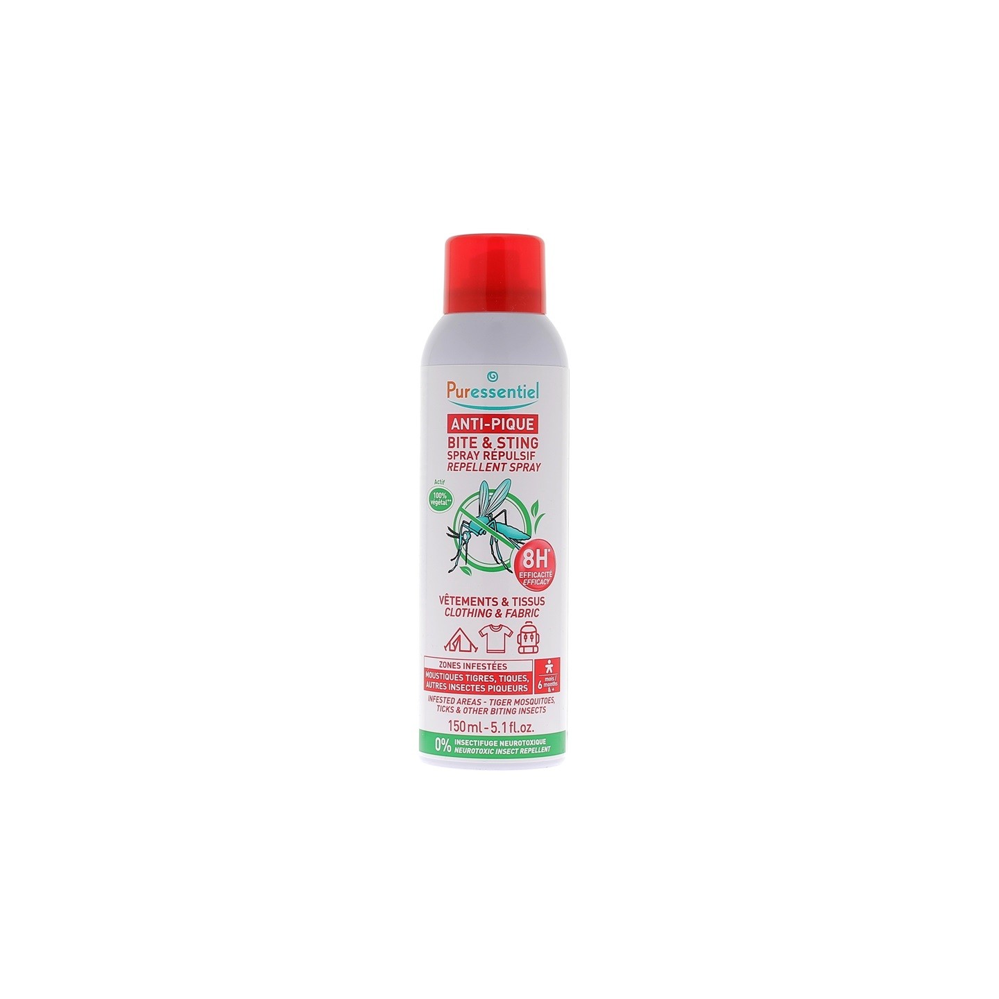 Puressentiel Anti-Pique Spray répulsif vêtements & tissus - 150ml