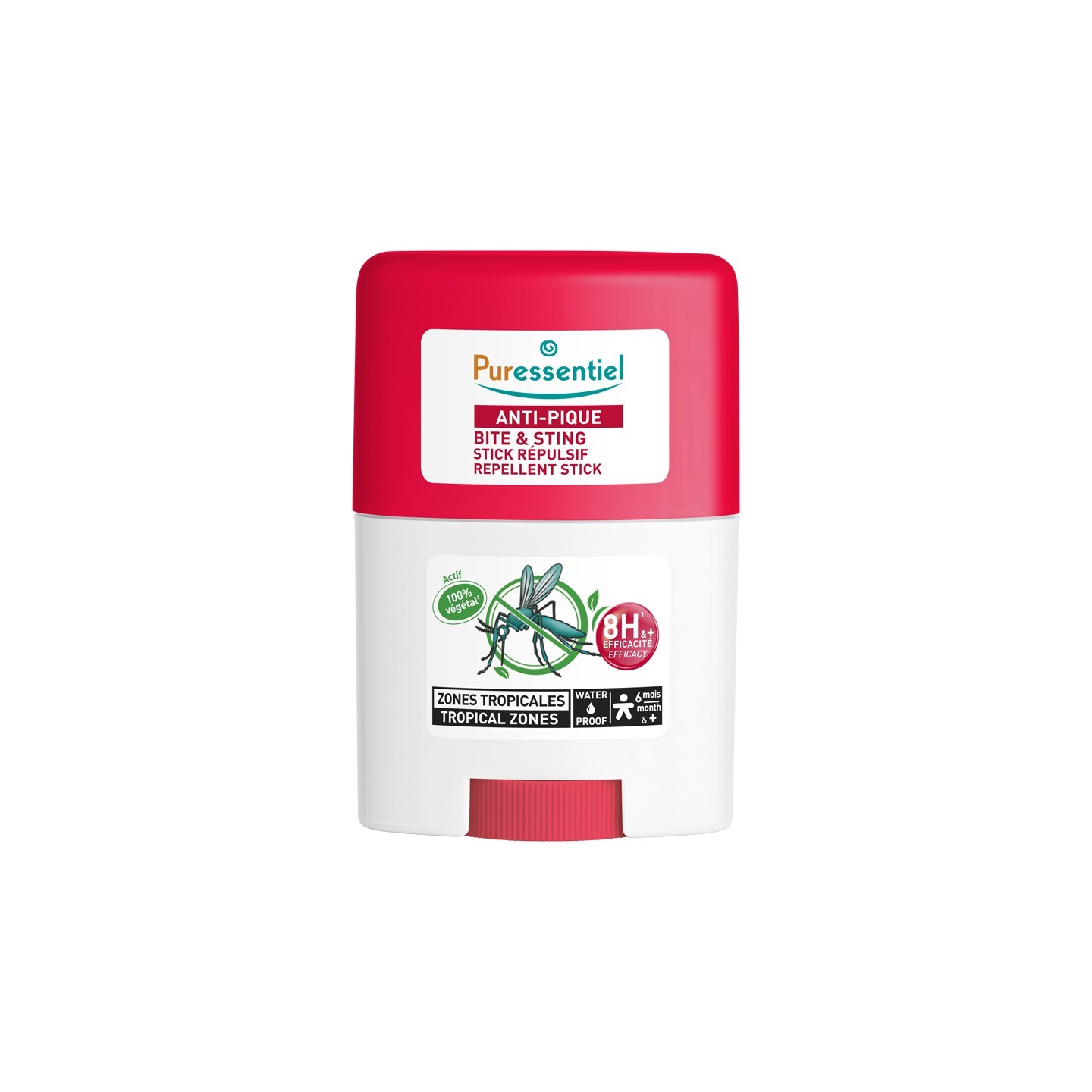 Puressentiel Anti-Pique Stick répulsif zones tropicales - 75ml
