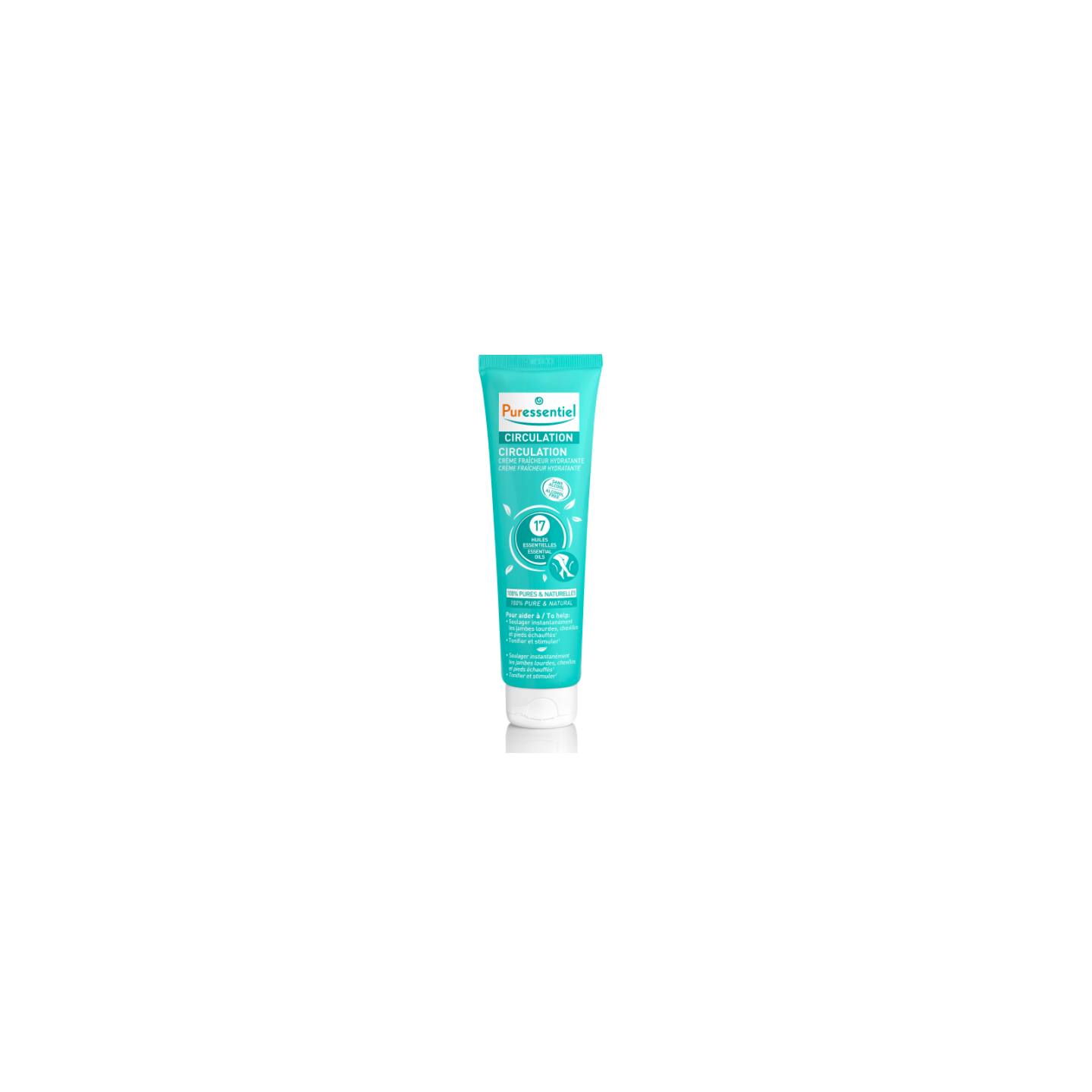 Puressentiel crème fraîcheur circulation 17 huiles essentielles 125ml