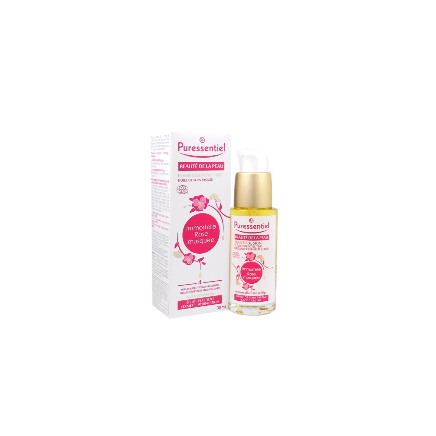 Puressentiel Huile de soin visage Elixir essentiel Bio - 30ml